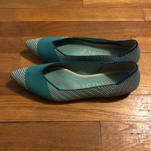 Rothy’s The Point - Turquoise Stripe